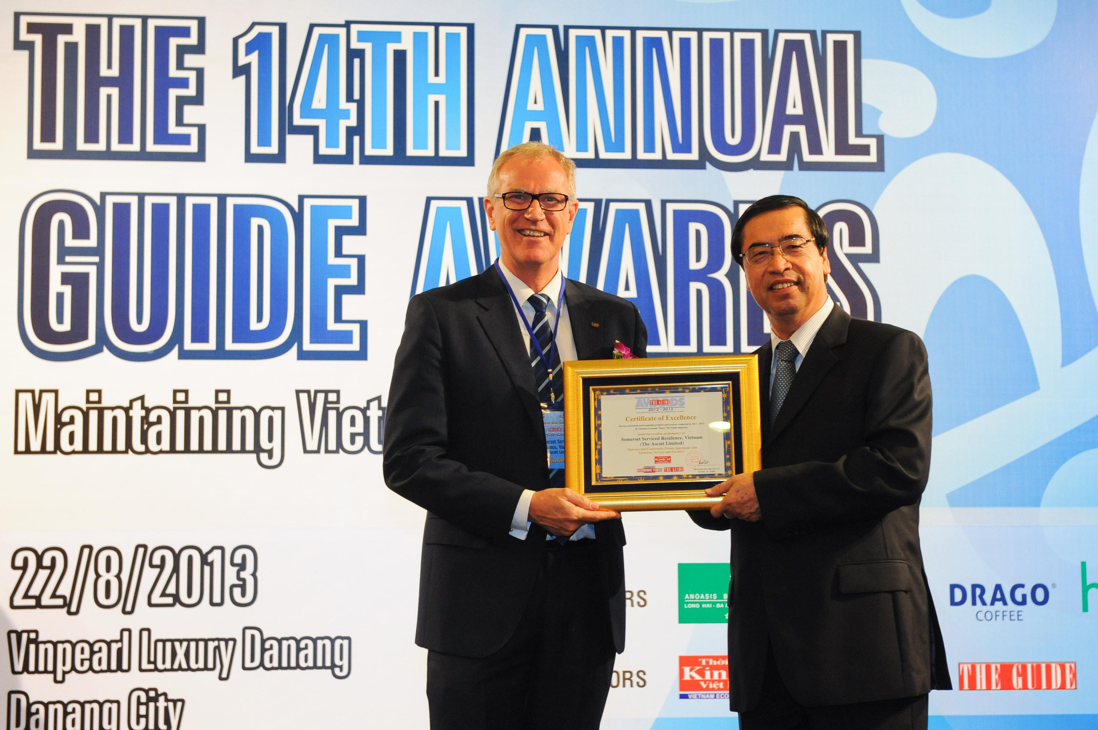 Ascott’s Vietnam brand win 10th consecutive Guide Award for Excellent Performance