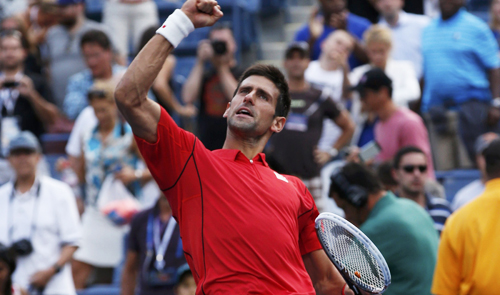 Djokovic near perfect in reaching quarterfinals