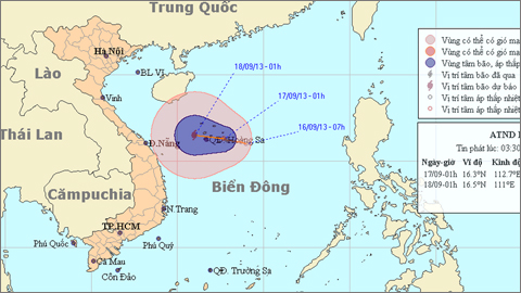 Depression in East Sea to strengthen into storm