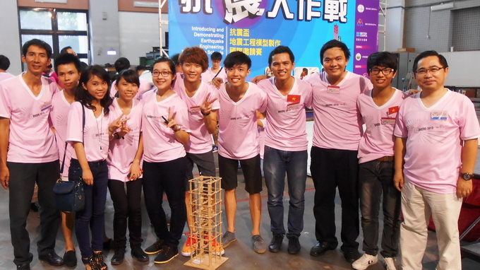 Vietnam wins third prize at Taiwan earthquake engineering contest