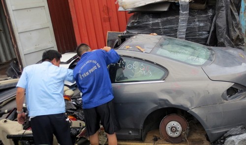 Dismantled BMW imported under disguise of generators