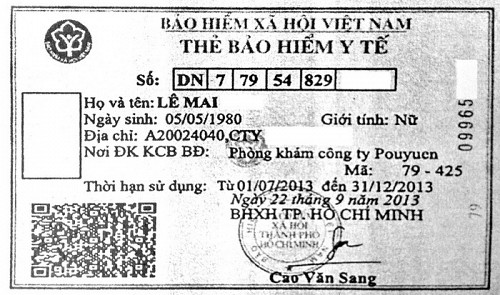 HCMC to use insurance cards with bar codes next month