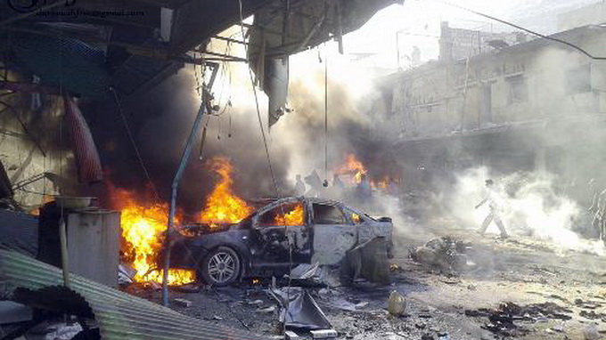 Bomb kills 27 in Syria as US steps up call for peace talks