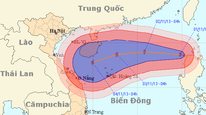 Typhoon Krosa moves closer to Hoang Sa Islands