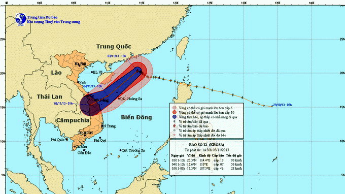 Typhoon Krosa to weaken to low pressure