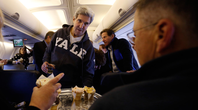Kerry arrives for first Egypt visit since Morsi ouster