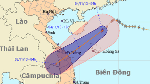 Weakened storm to bring rains to Central Vietnam