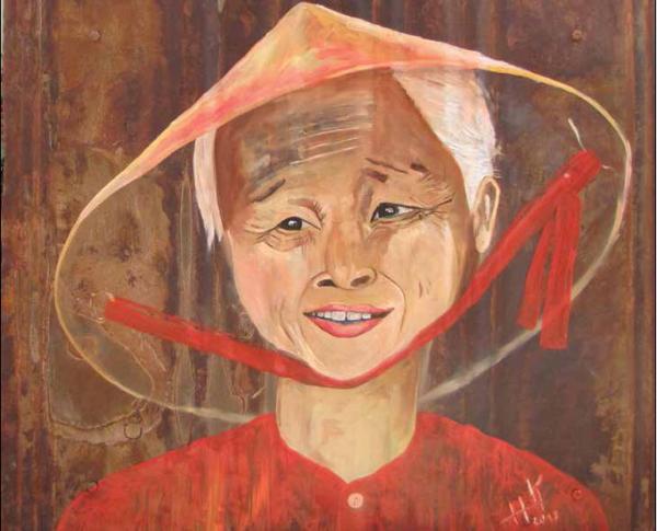 Paintings from waste materials to be showcased in HCMC