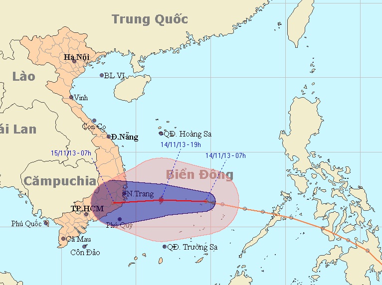 Possible storm may hit southern Vietnam soon