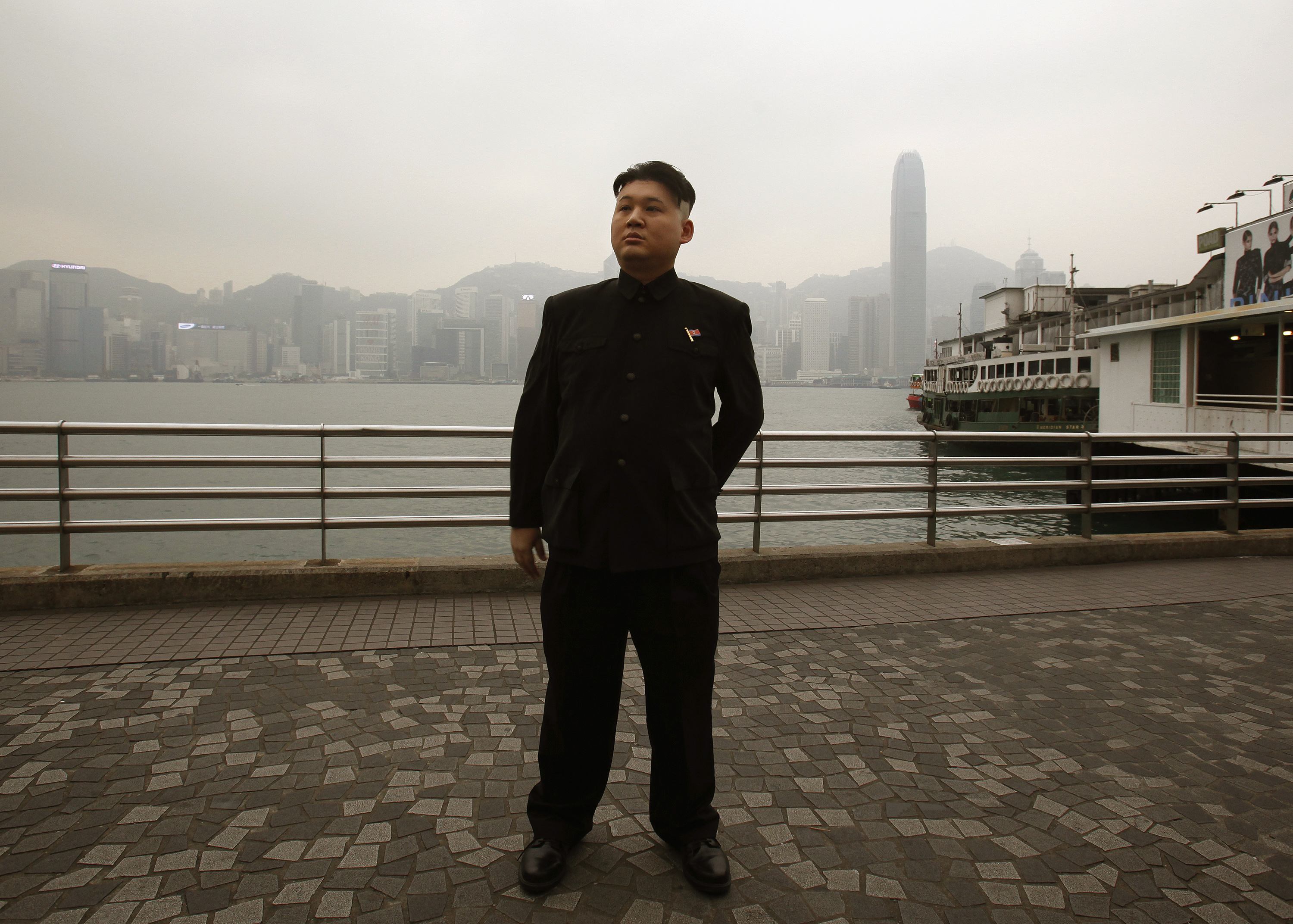 Seeing double: Kim Jong Un lookalike turns heads in Hong Kong