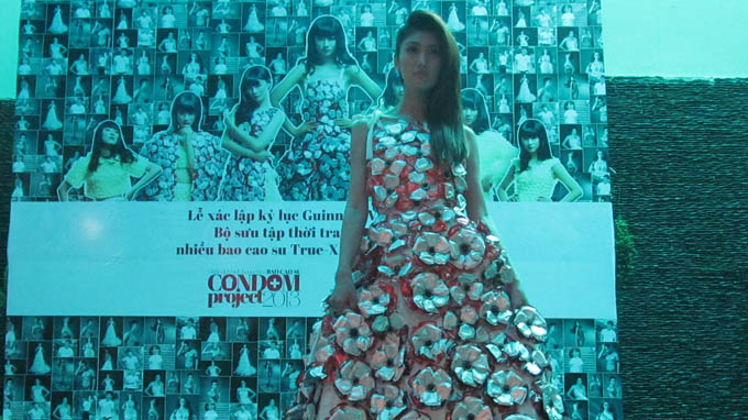 Condom fashion collection earns Vietnam Guinness