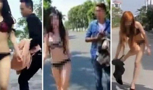 Can Tho police to fine youths releasing stripping clip