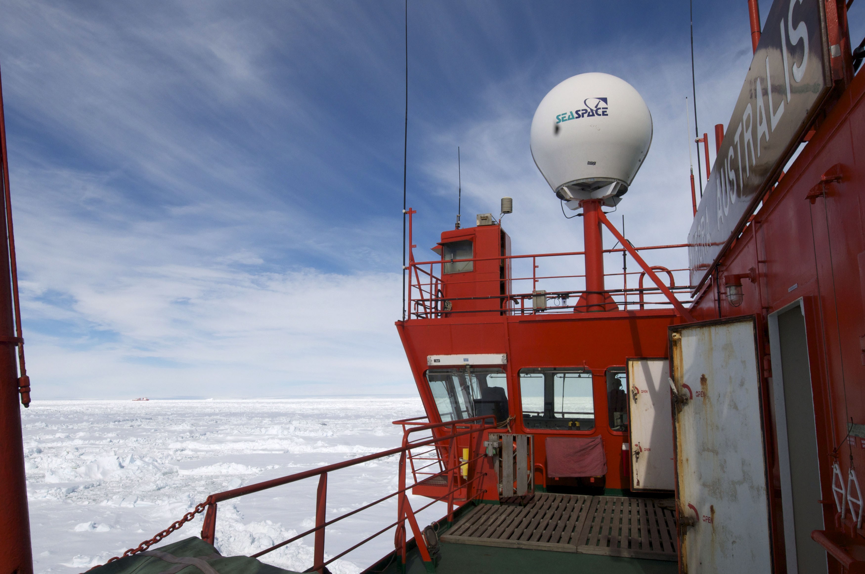 Stranded Antarctic ships break free of ice, heading to open sea