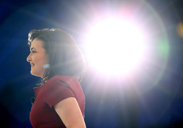 Sandberg a billionaire as Facebook shares hit new high