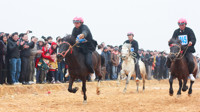 Mountain horse racing a highlight at Hanoi festival