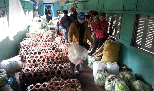 Market trains the only income source for many rural localities