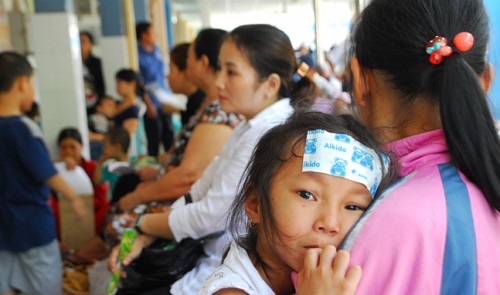 Children sick due to hot spell in southern Vietnam