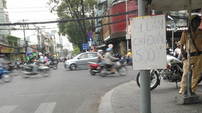 Asking for directions in Saigon now costs VND5,000