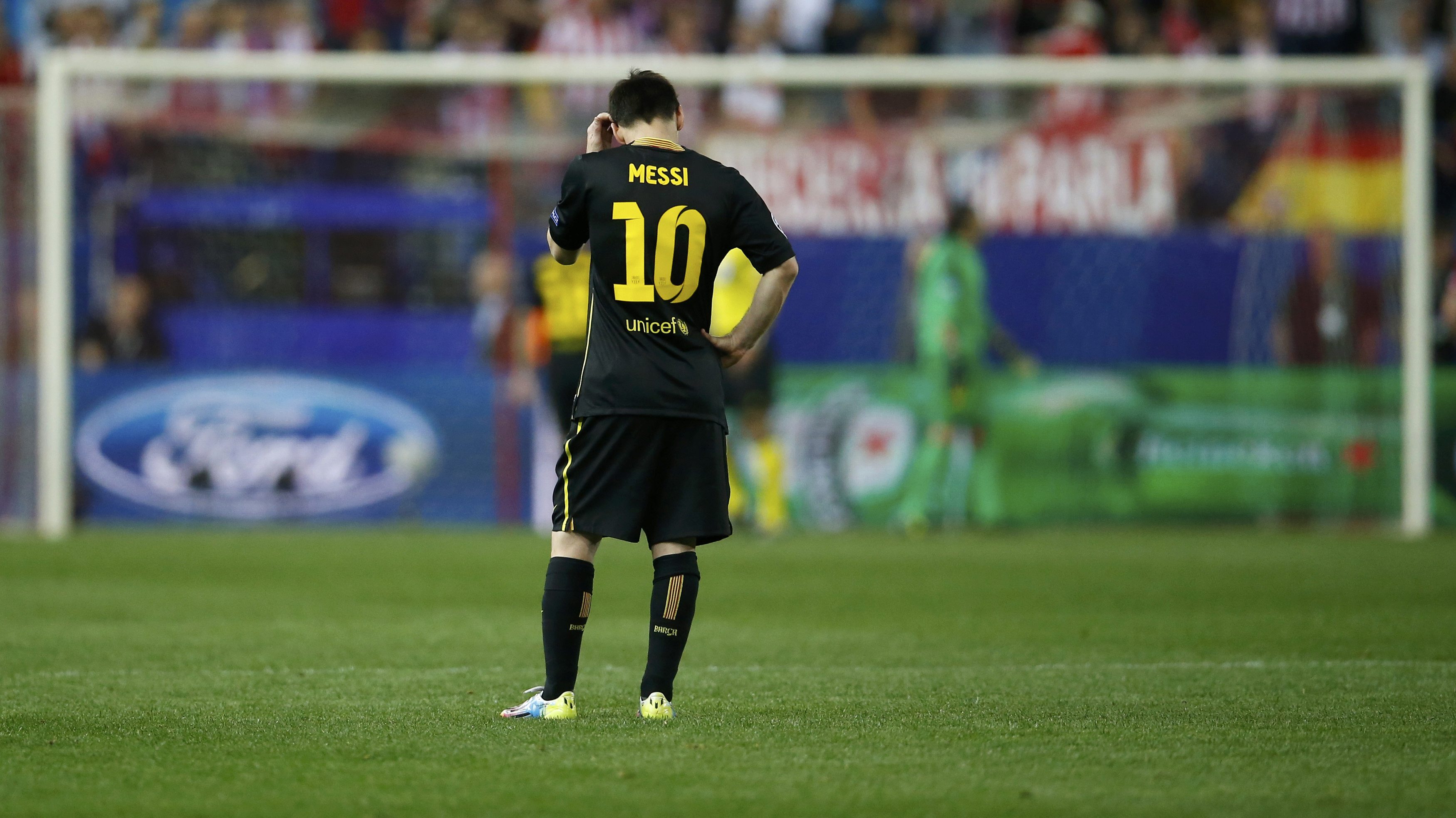 Messi goes missing as Barca crash out of Europe