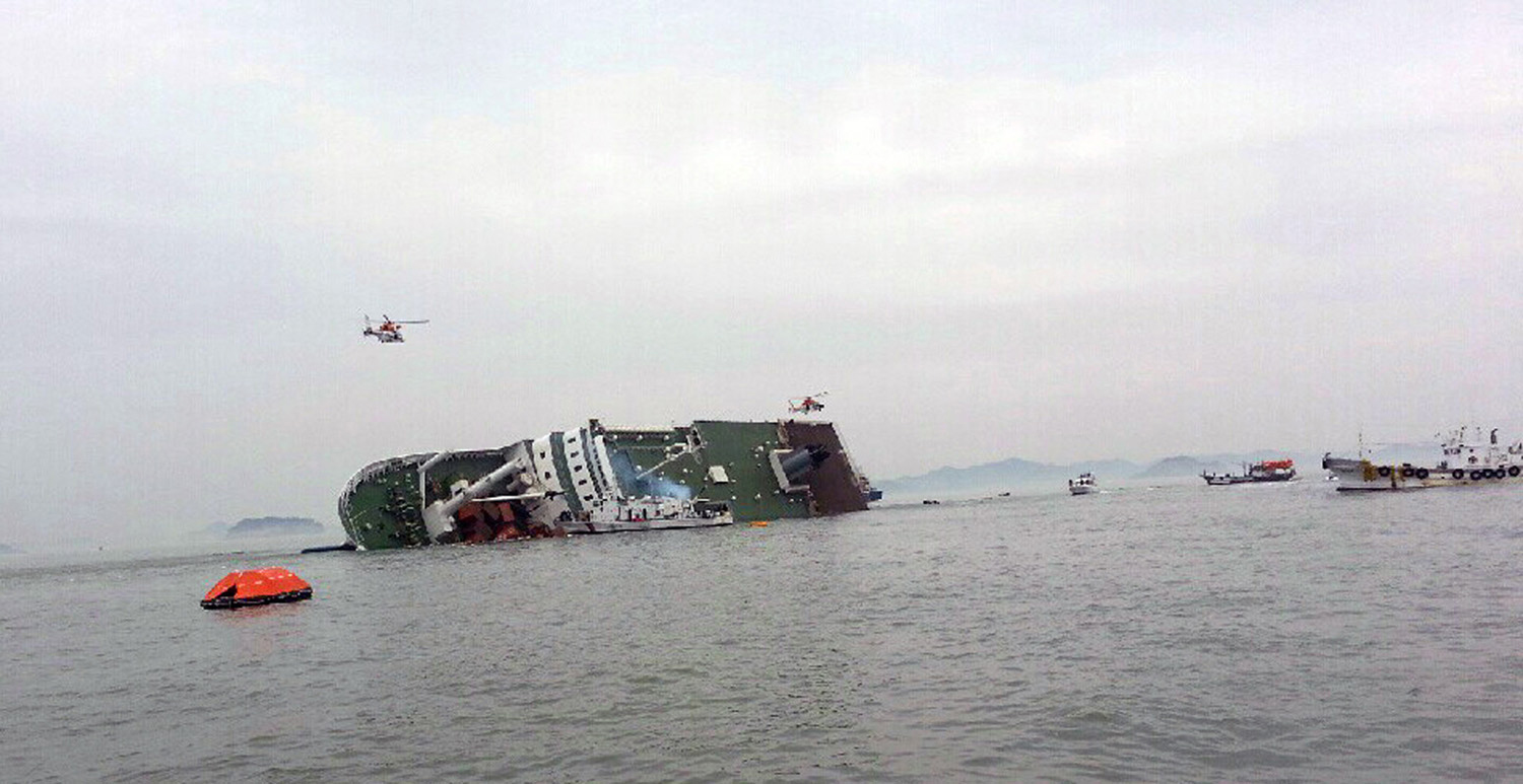 S. Korea rescue for sinking ferry with 450 passengers