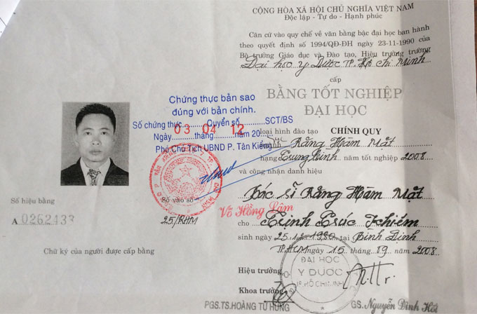 Bogus dentist diplomas sold for up to $2,850 each in Vietnam