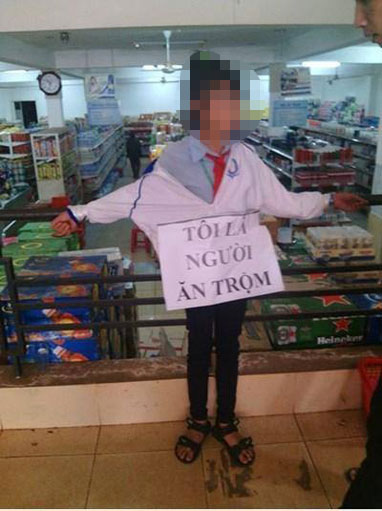 Vietnam supermarket staffers humiliate child thief, later apologize to her