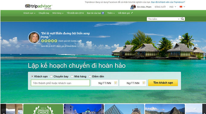 TripAdvisor® launches local domain website in Vietnam