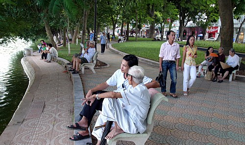 Summertime in Vietnam's capital