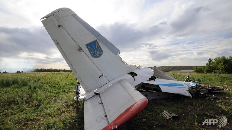 Ukraine says military plane 'likely' shot down from Russia
