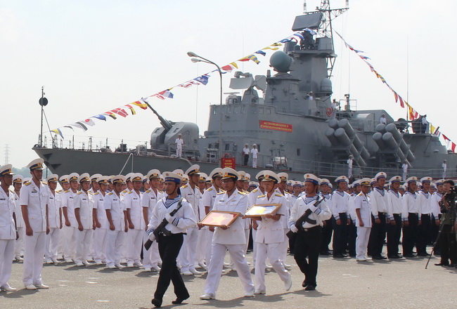 Vietnam debuts 2 locally-made missile warships