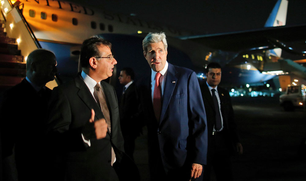 Kerry, in Cairo, presses for Gaza cease-fire