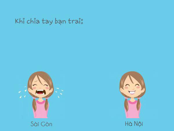 Eight differences between girls in Hanoi and Ho Chi Minh City