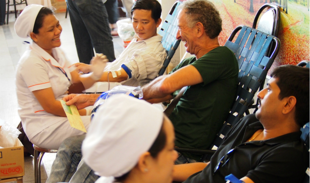 Hundreds partake in Indian Business Chamber blood donation drive in Vietnam