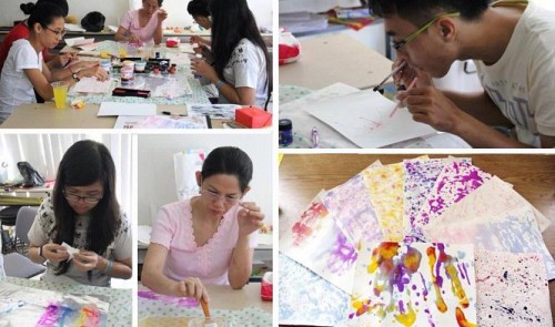 Creative art classes in Vietnam hub bring joy to adults, children