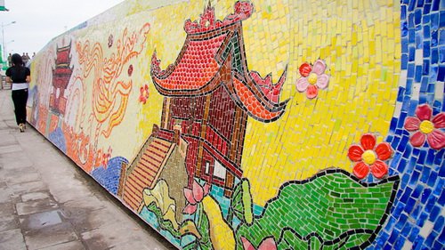 Guinness-recognized ceramic mural in Vietnam’s capital to undergo repair