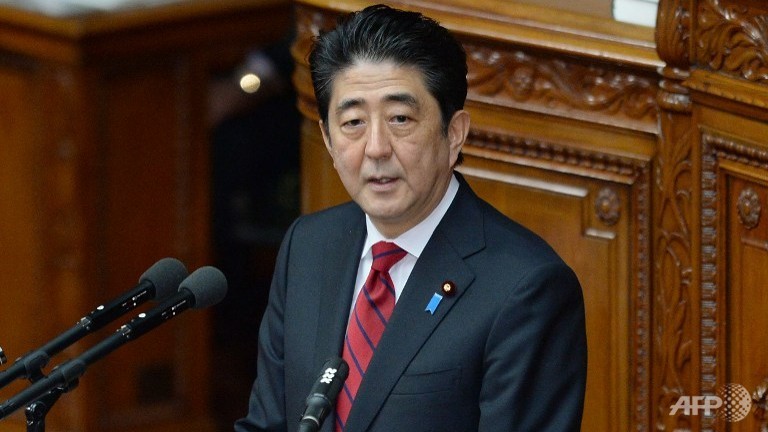 Russia's Putin and Japan's Abe discuss bilateral ties, Ukraine