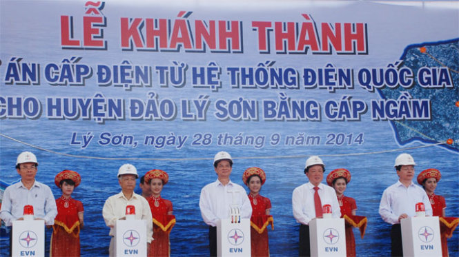 $32 mn power supply to island off central Vietnam debuts