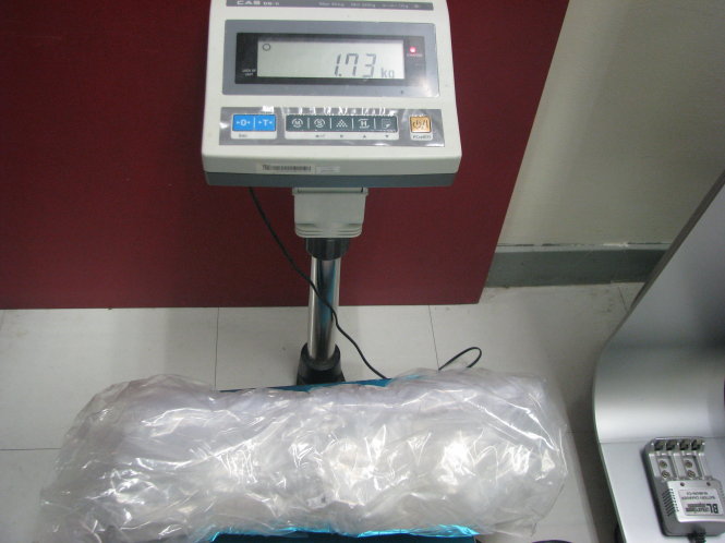Thai woman caught with 1.73 kg of cocaine at HCMC airport