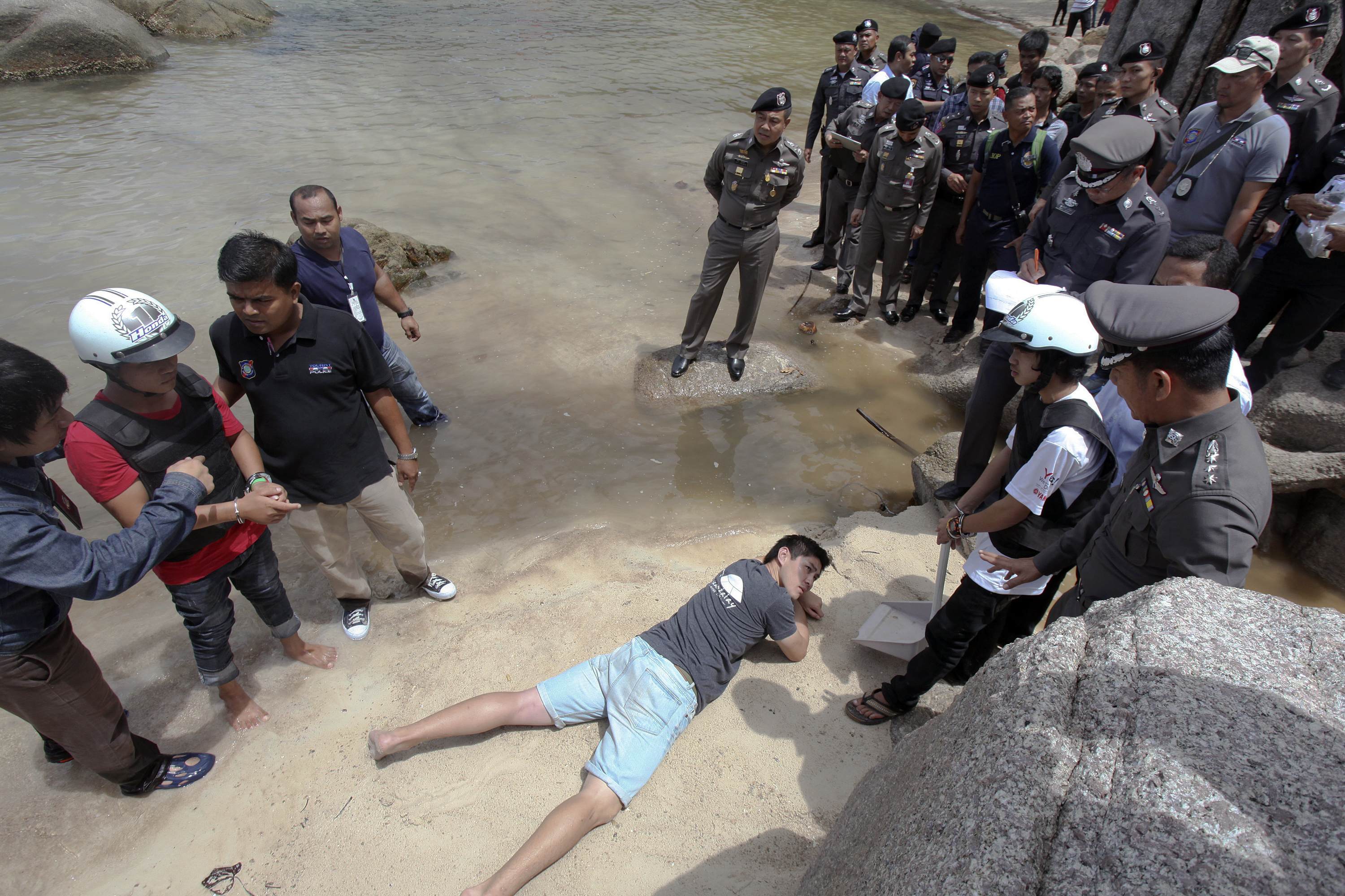 Thai police chief defends investigation of murder of British tourists