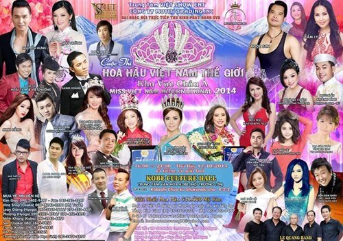 Artists complain about sloppy organization of ‘Miss Vietnam International 2014’ in Japan