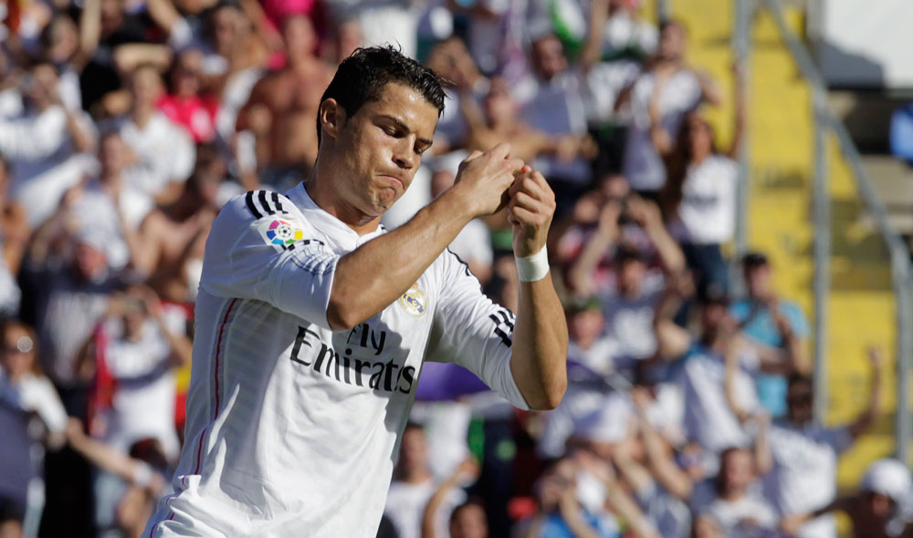 Ronaldo double propels Madrid to another five-goal rout