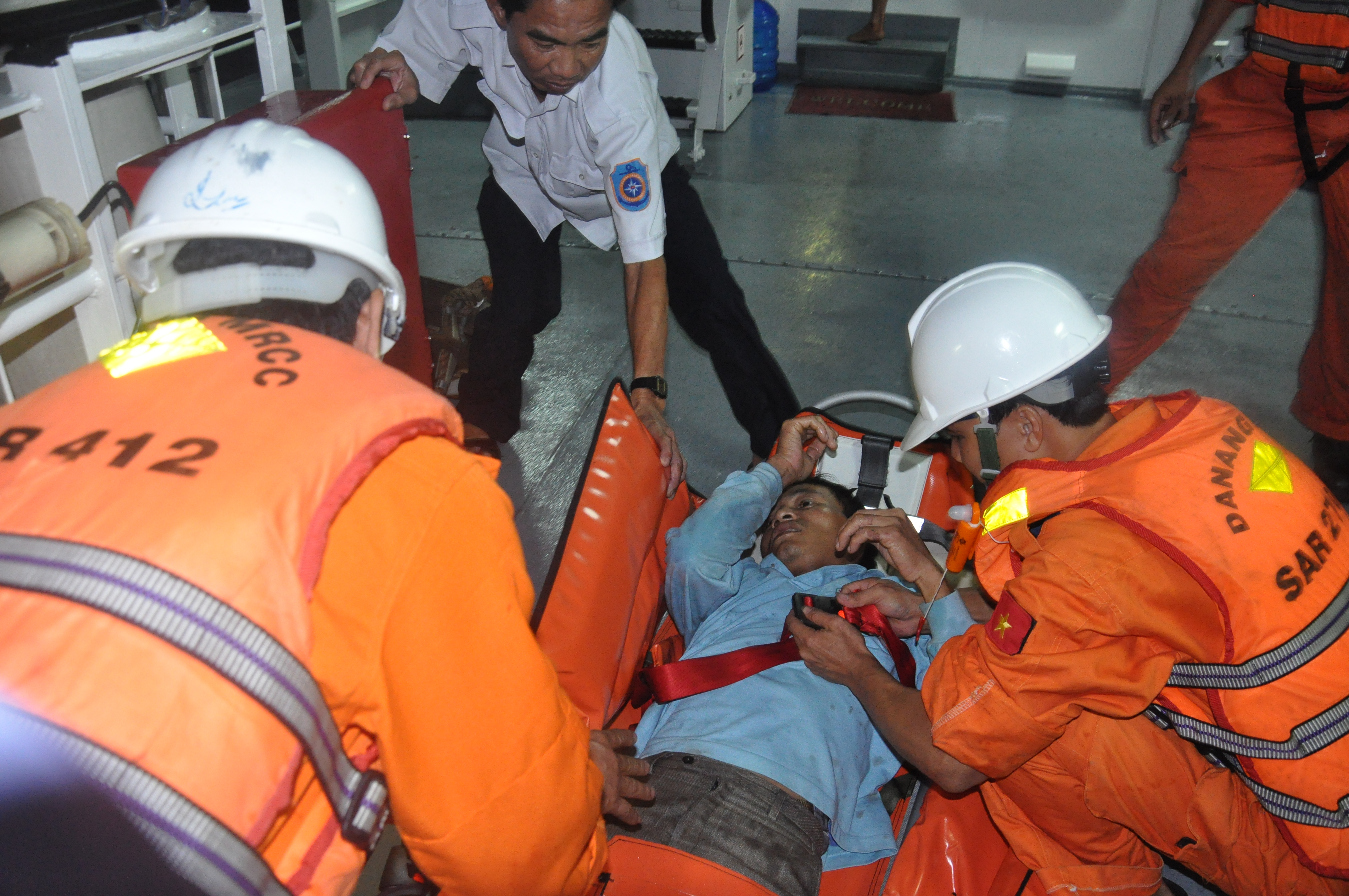The maritime rescuer off central Vietnam