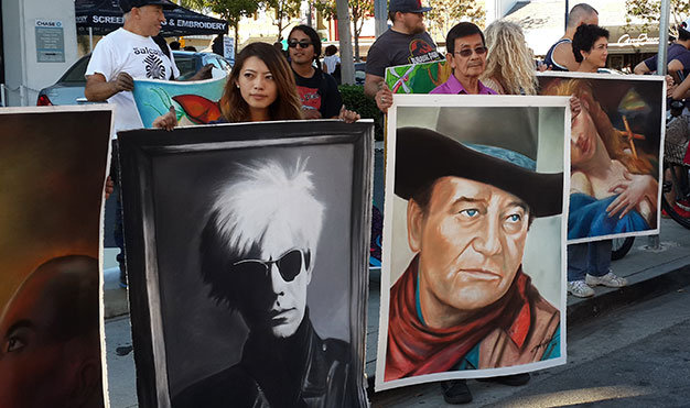 Expat Vietnamese wins prize at California chalk art contest