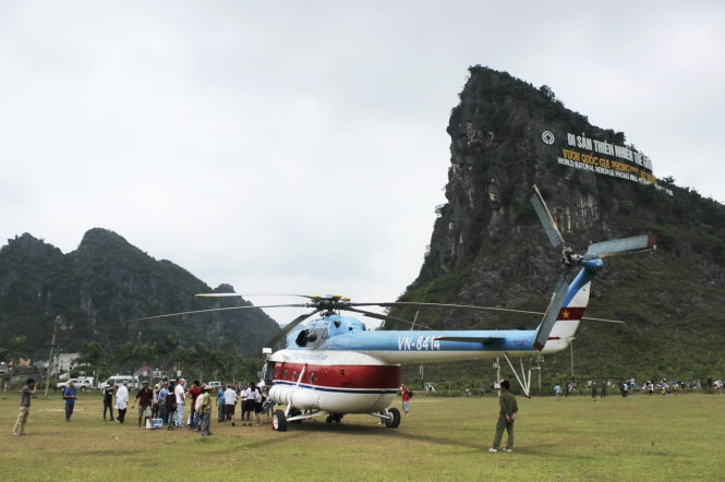 Helicopter tour to UNESCO-recognized Phong Nha park suspended