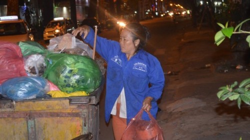 The kind rubbish collector