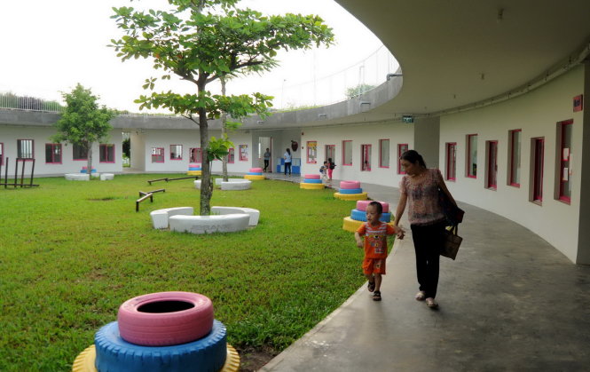 Taiwanese firm builds low-cost preschool for workers’ children in southern Vietnam