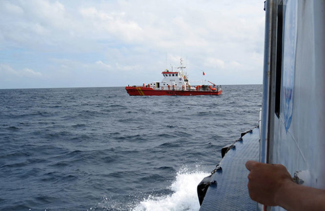 Sunken ship located off Nha Trang, 8 sailors still missing