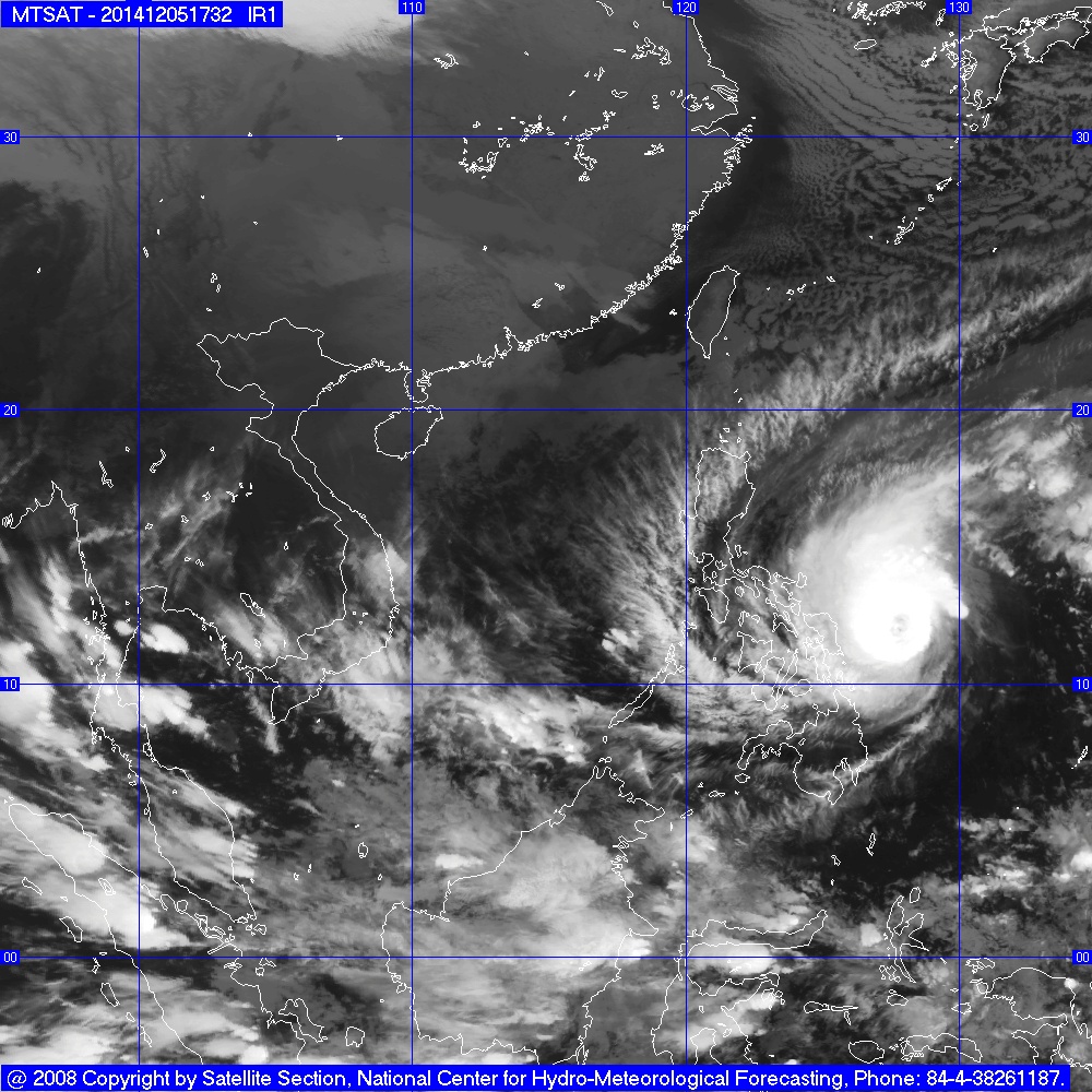 Weakened Typhoon Hagupit forecast to enter East Vietnam Sea next week