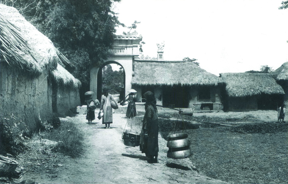 A village gate in northern Vietnam in 1930