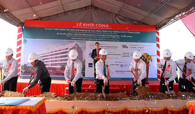 $1.3bn metro line project, 2nd in Ho Chi Minh City, breaks ground
